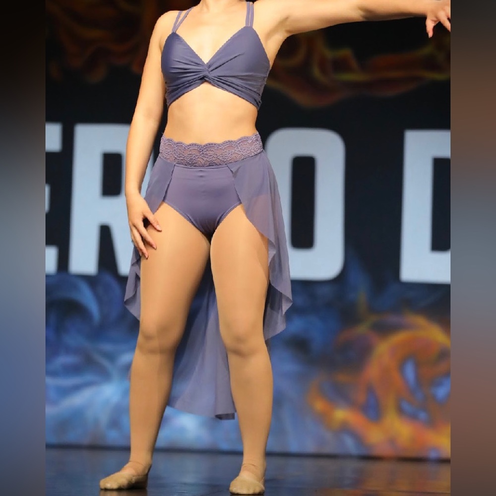 Two piece dance costume
